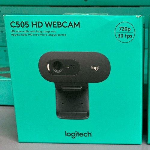 Camara Web Hd Logitech C505 30 Fps Negro