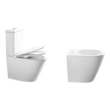 Set Inodoro + Tapa + Bidet Piazza Padova Combro Marin A 