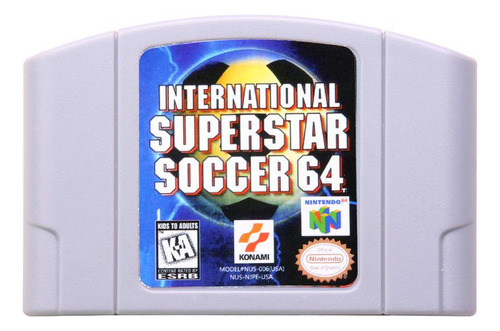 Internacional Superstar Soccer Nintendo 64 - Original Usado