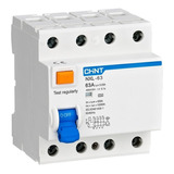 Disyuntor Diferencial Tetrapolar Chint 63a 30ma Clase Ac 6ka