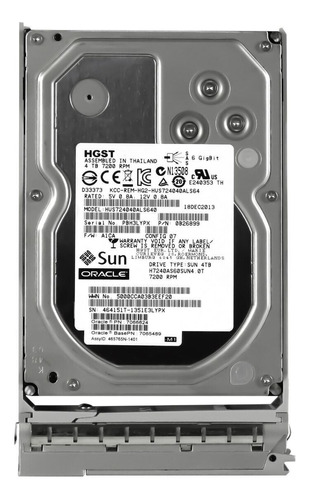 Hd Sas Sun Oracle 3tb 7.2k 3.5  Hus723030als640 0b26324 H7230as60sun3