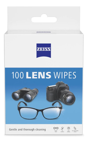 Toalla Limpiadora Lentes Camaras Zeiss Lens Wipes 100pz *sk