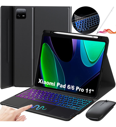 Capa De Mouse E Caneta Touchpad Para Xiaomi Pad 6/6 Pro 11