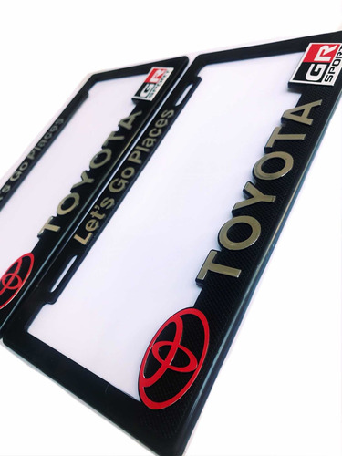 Par Portaplaca Toyota Gr Yaris Hilux  Supra Prius Avanza