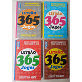 Kit 4 Livros Caça Palavras 365 Jogos Letrão - 365 Jogos Caça Palavra Letrão Passatempo Caça Palavras