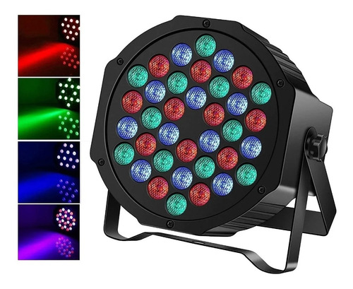 Foco Fiesta Carrete 36 Led Rgb Dmx Luces Audioritmico