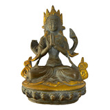 Kwan-yin Buda Avalokiteshvara Bronze ~15 Cm ~880 Gr Dh120938
