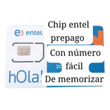 Chip Prepago Entel Con Número Facil De Recordar Oferta 