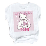 Camiseta Hello Kitty Maromba Bodybuilder Academia Fitness