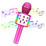 Micrófono De Karaoke Para Niños, Inalámbrico Bluetooth Portá