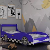 Cama Infantil Rally Gelius Móveis Azul