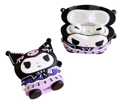 Funda Importada AirPods Kuromi By Hello Kitty