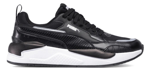 Tenis Puma X-ray 2 Square Negro Gris Hombre 373108-08