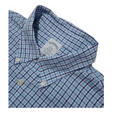 Camisa Brooks Brothers 1818 Regent Cuadro Azul-bco Talla L