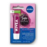 Labial Nivea Blackberry Shine Sabor Mora Caba