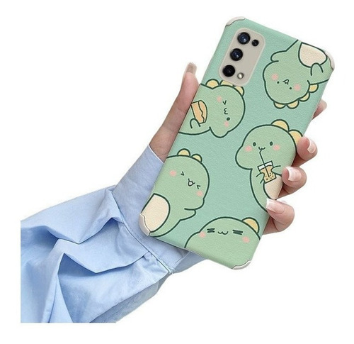 Linda Funda De Teléfono De Dinosaurio Para Oppo Realme X7