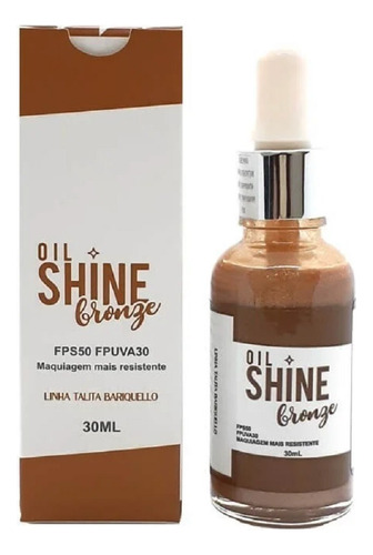 Iluminador Fix Make Oil Shine Talita Bariquello Cor Bronze