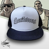 Boné Gta San Andreas Aba Reta Trucker