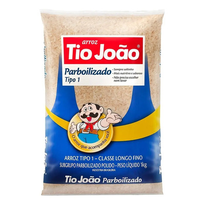 Arroz Parboilizado Tipo 1 1kg Tio João | MercadoLivre