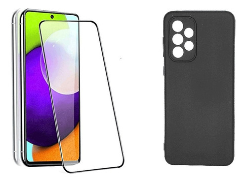 Funda Silicona + Templado Compatible Con Samsung A52 A52s 5g