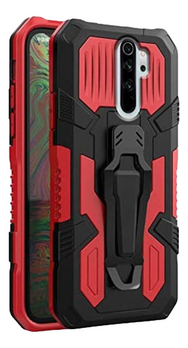 Funda Uso Rudo Ligera + Mica 9d Para Xiaomi Redmi Note