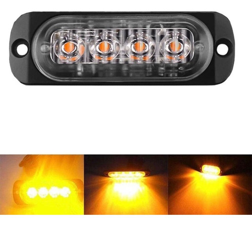 Lampara Led Smd Colores Flash Baliza Emergencia 12v 24v 