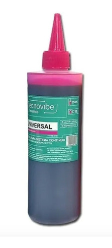 Tinta Para Sistema Continuo Universal 250 Ml Magenta Claro