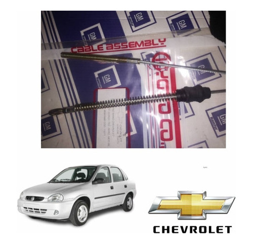 Guaya Freno De Mano Trasera Derecha Chevrolet Corsa Foto 4