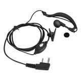 ×5 Manos Libres Microfono Audifonos Para Radio Walkie Talkie