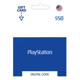 Tarjeta Psn Card 50 Usd | Ps3/4/5 Playstation Region Usa