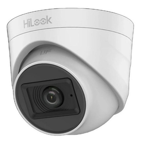 Camara De Seguridad Domo Hilook 1080p Microfono Incorporado Color Blanco