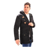 Campera Parka Hombre Con Piel Invierno 