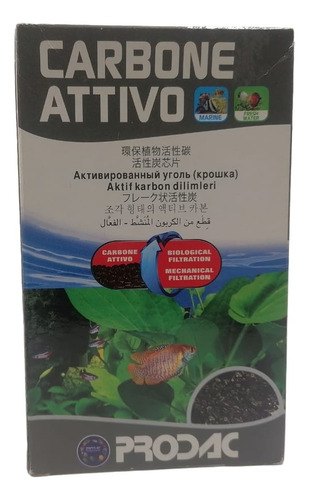 Prodac Medio Filtrante Carbone Attivo 250g Acuario Pecera