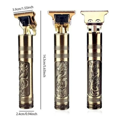 Corta Pelo Vintage Inalambrica T99 Patillera Profesional Color Dorado | MercadoLibre