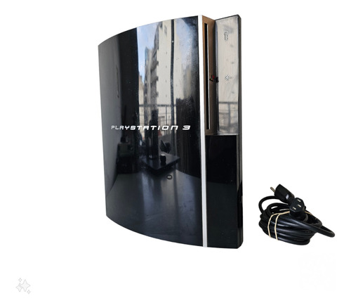 Sony Playstation 3 Fat 80gb Negro + Cable Power 