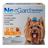 Antipulgas Nexgard Cães De 2 A 4 Kg - 3 Comprimidos Original