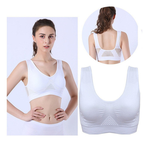 Mujer Hollow Out Underwear Running Crop Top Talla M-3xl