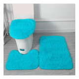 Set De Baño Peluditos 3 Pcs / Alfombras