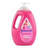 Shampoo Johnsons Gotas De Brillo Rosa 1 Litro