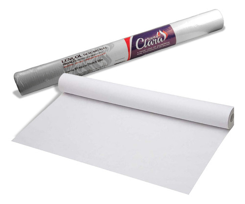 Papel Lençol Descartável Branco Rolo 70cm X 50m Para Macas