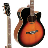 Violao Tagima America Dallas T Sb Aco Eletrico Sunburst