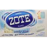 2pack Jabón Zote Blanco Finas Escamas Para Lavadora 500g 