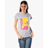 Playera Para Dama Looney Tunes Piolin Gris Liso