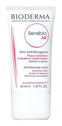 Crema Piel Sensible Con Rojeces Sensibio Ar - Bioderma