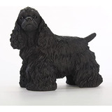 Figurilla De Cocker Spaniel Negro