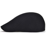 Gorro Boina Negra Plano Tradicional