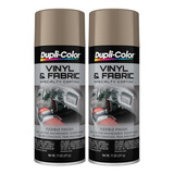 Paq. 2 Pinturas Vinilo Beige Para Tela Interiores Automotriz