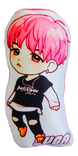 Mini Cojin Suga Bts - (anime Kpop Army)