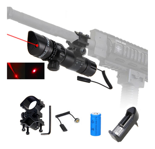 Laser Óptico Mira 2 Acionador Bateria Caça Carabina Rifle.