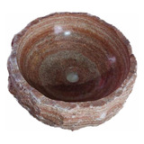 Lavabo Ovalin Rústico De 40cm Piedra Natural